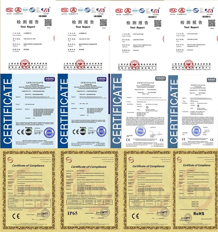 Solar light certificates