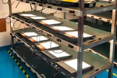 20 комплекта 300W външни LED прожектори са изпратени до Лаос